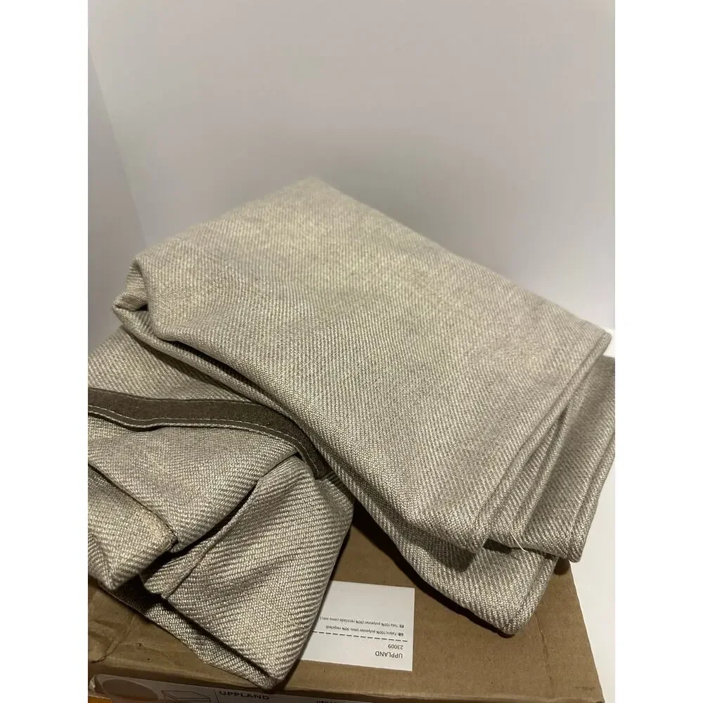 Ikea UPPLAND Cover for ottoman with storage, Kilanda light beige cover only